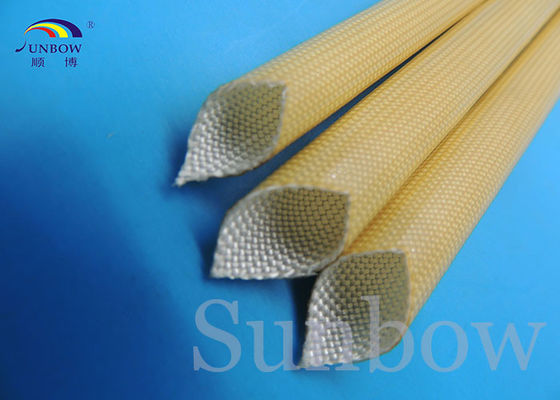 中国 Polyurethane Fiberglass Sleeving/PU coated sleeves/ insulating tubes サプライヤー