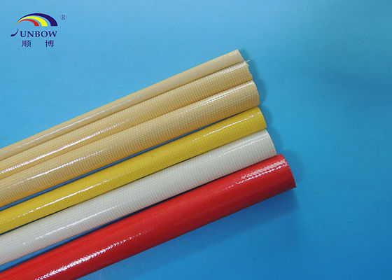 中国 polyurethane fiberglass sleeve treated in high temperature and  oil proof &amp; water proof サプライヤー