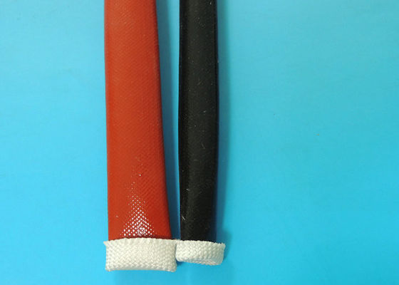 中国 Hの等級の多色の拡張できる編みこみにスリーブを付ける高温にガラス繊維のスリーブを付けること サプライヤー