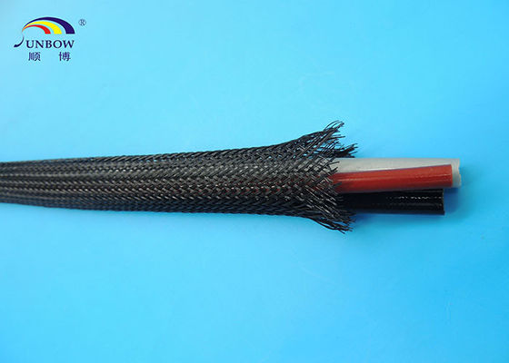中国 ROHSペットはケーブルの保護のための網の管ケーブルの袖を編みました サプライヤー