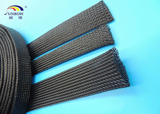 中国 非可燃性ポリエステルは袖、ワイヤー馬具のための耐久力のあるケーブルの袖を編みました サプライヤー