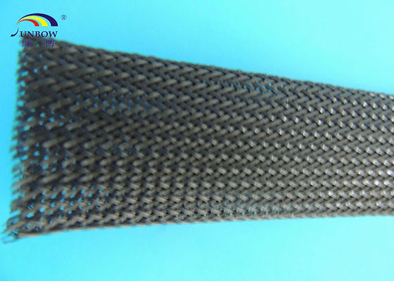 中国 ワイヤー保護のための適用範囲が広いナイロンPA66 PA6編みこみの拡張できる袖 サプライヤー