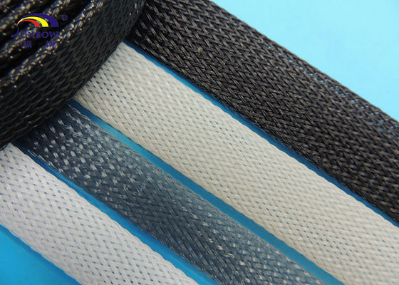 中国 耐久力のある黒い単繊維ペット編みこみに拡張できるスリーブを付けること サプライヤー