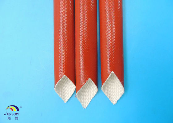 中国 適用範囲が広い炎-抑制シリコーンはスリーブを付ける/拡張できる管ガラス繊維に塗りました サプライヤー