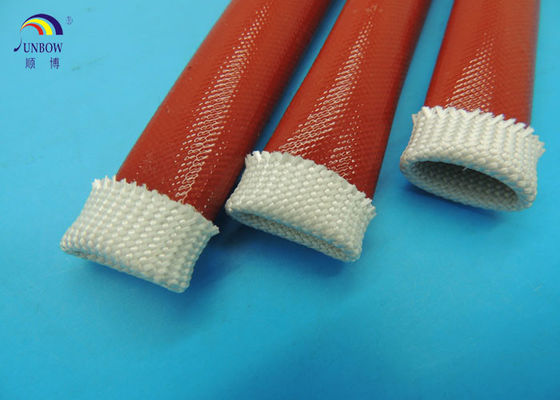 中国 電気絶縁材のスリーブを付けるケイ素樹脂のガラス繊維のスリーブを付けること/管/管 サプライヤー