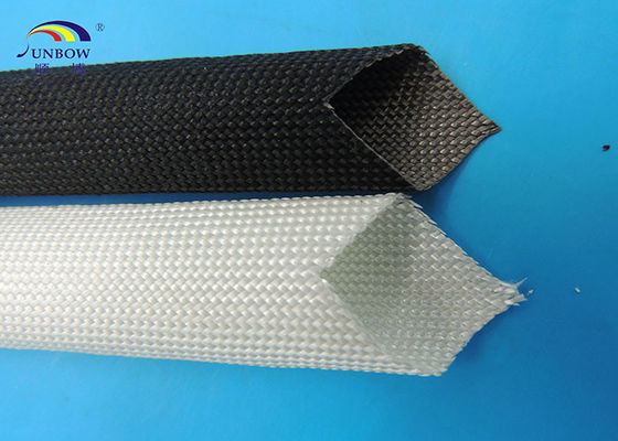 中国 炎-抑制ケーブル会議のためのガラス繊維によって編まれるスリーブを付ける絶縁材の袖 サプライヤー
