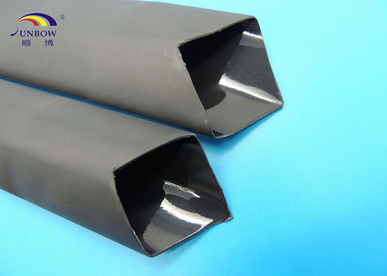 中国 Ratio 3:1 heavy wall polyolefin heat shrinable tube with / without adhesive size Ø10-Ø85mm for -45℃ - 125℃ temperature サプライヤー