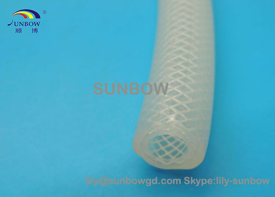 中国 SUNBOW 12MM Food Grade Extruded Fiber Reinforced Silicone Rubber Tubing サプライヤー