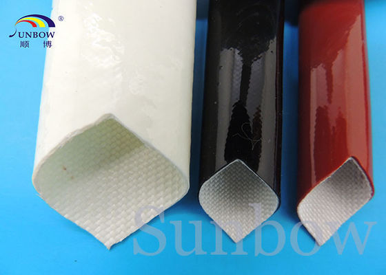 中国 シリコーン ゴムの袖/シリコーンのガラス繊維のスリーブを付ける炎-抑制剤0.5mm | 30.0mm サプライヤー
