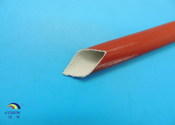 中国 適用範囲が広い炎-抑制拡張できるガラス繊維のスリーブを付ける上塗を施してあるケイ素樹脂 サプライヤー
