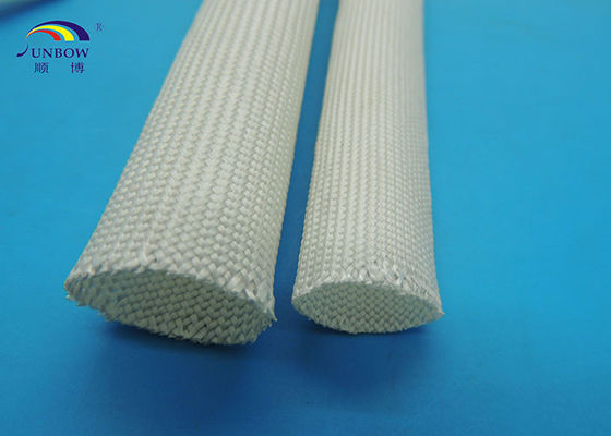 中国 カーボン・ブラシ、柔らかさおよび環境に優しいのためにスリーブを付ける光沢が無い編みこみのガラス繊維 サプライヤー
